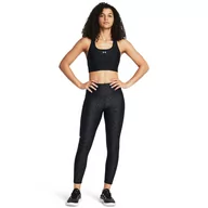 Spodnie sportowe damskie - Damskie legginsy treningowe Under Armour AOP Ankle Leg - czarne - UNDER ARMOUR - miniaturka - grafika 1
