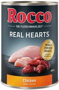 Rocco Megapakiet Real Hearts, 24 x 400 g - Wołowina z całymi sercami kurczaka - Mokra karma dla psów - miniaturka - grafika 1