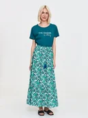 Spódnice - Spódnica w kwieciste wzory - miniaturka - grafika 1