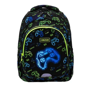 Plecak Head Go Playing Neon, AB300 Dla Chłopca Klasa 4-8 - Plecaki - miniaturka - grafika 2