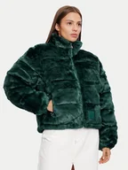 Kurtki damskie - Alpha Industries Parka 148002 Zielony Regular Fit - miniaturka - grafika 1
