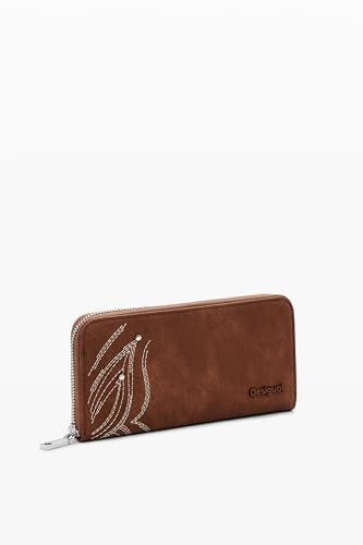 Desigual Women's Accessories PU SMALL Bi-Fold Wallet, brązowy, brązowy, 20 EU