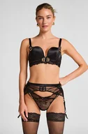Akcesoria do bielizny - Hunkemöller Podwiązki Avela Czarny - miniaturka - grafika 1