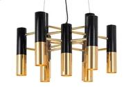 Lampy sufitowe - KingHome Lampa wisząca LUNETTE czarno-złota - metal DW-d0035-13P [12980584] - miniaturka - grafika 1