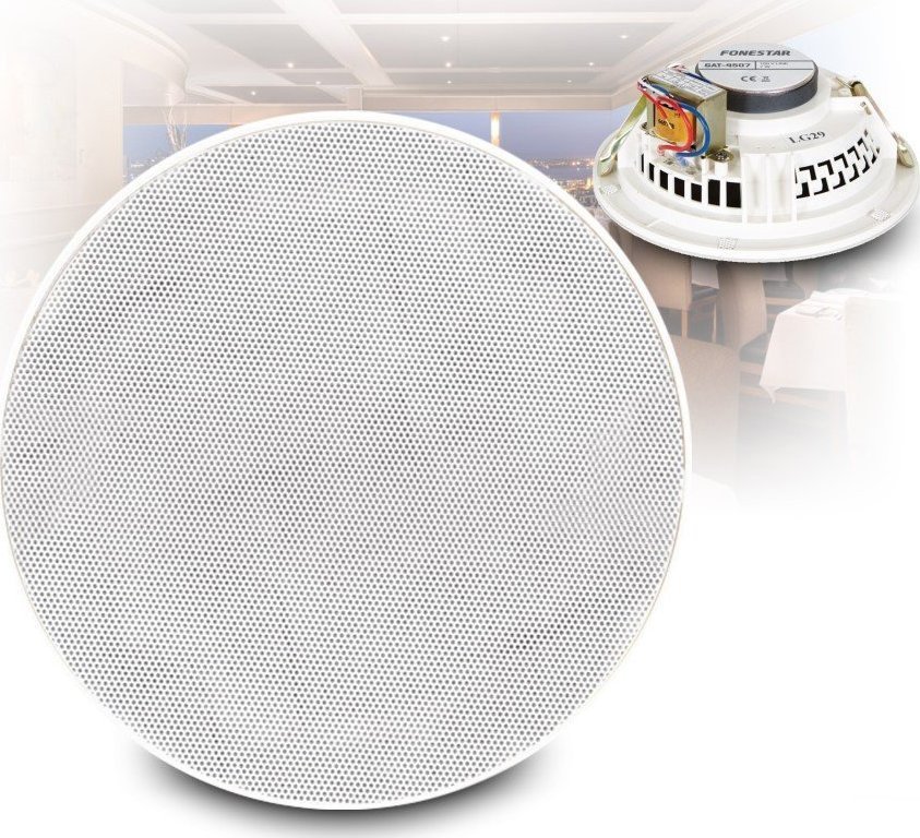 Fonestar GAT-4507 - 100V Głośnik sufitowy 6'' biały