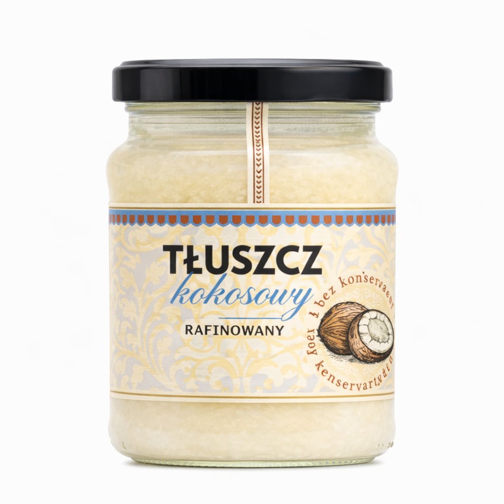 Tłuszcz kokosowy rafinowany 430 ml - Schronisko Bukowina