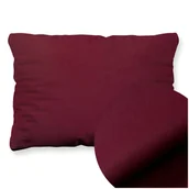 Poszewki na poduszki - Poszewka Bawełna 40 x 60 Jednolita Ola Bordo Bordowa - miniaturka - grafika 1