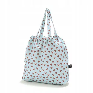 La Millou torba na ramię Shopper Bag Heartbeat Blue - Torby i organizery dla mam - miniaturka - grafika 1