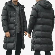 Kurtki męskie - Kurtka Męska Płaszcz Frilivin S Czarny - miniaturka - grafika 1