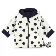 Kurtki i płaszcze dla dziewczynek - Sigikid Dwustronna kurtka z bawełny ekologicznej dla dziewczynek w rozmiarach od 62 do 98, biały i niebieski, 74 cm - miniaturka - grafika 1