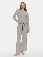 Piżamy damskie - Tommy Hilfiger Piżama UW0UW05556 Granatowy Regular Fit - miniaturka - grafika 1