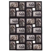 Ramki na zdjęcia - NA Ramka zdjęcia 24 zdjęcia multiramka 10x15 czarna PF0000 - miniaturka - grafika 1