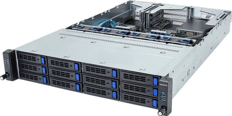 Serwer Gigabyte Server GigaByte R263-S30-AAH2 2U 5th/4th Intel 12x3.5