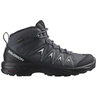 Buty trekkingowe damskie - Damskie buty trekkingowe Salomon X Braze Mid Gore-Tex Rozmiar butów (UE): 39 1/3 / Kolor: czarny/szary - miniaturka - grafika 1