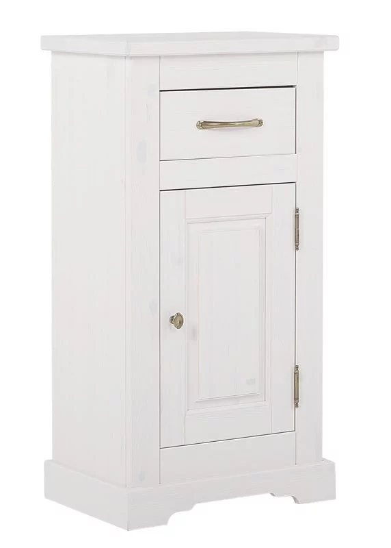 Szafka łazienkowa słupek Romantic biały 85x45cm (125)