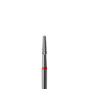 Staleks Frez Z Węglika Stożek 2.3x8mm Czerwony - Frezarki do paznokci - miniaturka - grafika 2
