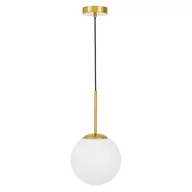 Lampy sufitowe - Fredica lampa wisząca mosiężna D20 LDP 6030-200 (MD) Lumina Deco // Rabaty w koszyku i darmowa dostawa od 299zł ! - miniaturka - grafika 1