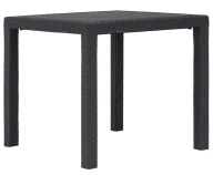 Stoły ogrodowe - Brązowy kwadratowy stolik ogrodowy M5-T42 - miniaturka - grafika 1