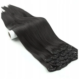 Doczepiane włosy clip-in jak naturalne 60cm 6 taśm - Ozdoby do włosów - miniaturka - grafika 1