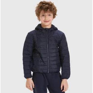 Kurtka dziecięca DIADORA JU.HOODIE LIGHT JACKET - Odzież sportowa dziecięca - miniaturka - grafika 1