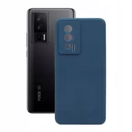 Etui i futerały do telefonów - Etui do Xiaomi POCO F5 Pro 5G Jelly Case granatowe MATT Obudowa Pokrowiec Case - miniaturka - grafika 1