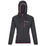 Bluzy sportowe damskie - Bluza damska Regatta Wms Hood Newhill Rozmiar: S / Kolor: szary/różówy - miniaturka - grafika 1
