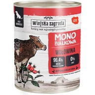 Mokra karma dla psów - WIEJSKA ZAGRODA karma mokra dla psa monobiałkowa wołowina 800g - miniaturka - grafika 1