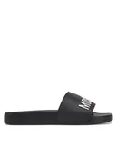 Klapki i japonki damskie - LOVE MOSCHINO Klapki JA28052G1MI14000 Czarny - miniaturka - grafika 1