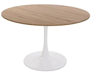 Stoły do Jadalni Versa Lia Metal Drewno MDF 120 x 73 x 120 cm - Stoły - miniaturka - grafika 1