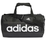 Torby męskie - Torba adidas Essentials Linear Duffel Bag Extra Small HT4744 - czarna - miniaturka - grafika 1