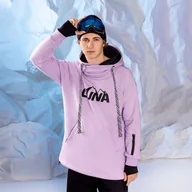 Bluzy męskie - Bluza snowboardowa / narciarska / na stok Mistral Pro męska fioletowa - MEDIUM - miniaturka - grafika 1