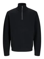 Swetry męskie - Jack & Jones Sweter "Milano" w kolorze czarnym - miniaturka - grafika 1