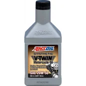 Oleje silnikowe - AMSOIL SYNTHETIC V-TWIN (MCV) 20W50 0.94L - miniaturka - grafika 1