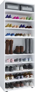 LonaXXL9 szafka na buty 9 półki biały. - Szafki na buty LonaXXL9 szafka na buty 9 półki biały. - Szafki na buty - miniaturka - grafika 1