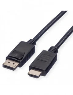 ROLINE DisplayPort Cable, DP - HDTV, M/M, czarny, 2 m - Kable - miniaturka - grafika 1