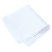 Krawaty i muchy męskie - Poszetka lniana biała - miniaturka - grafika 1