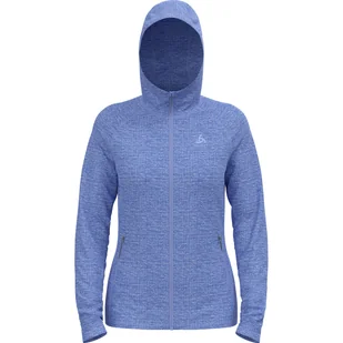 Bluza rozpinana z kapturem damska ODLO Tencia Mid Layer Hoody Full Zip - Bluzy damskie - miniaturka - grafika 1