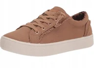 Trampki damskie - SKECHERS TRAMPKI DAMSKIE BRĄZOWE NISKIE 39 JRI - miniaturka - grafika 1