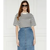 Koszulki i topy damskie - Tommy Hilfiger T-shirt | Oversize fit - miniaturka - grafika 1