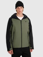 Kurtki i kamizelki sportowe męskie - 4F Kurtka przejściowa membrana 5000 męska - czarna 3XL - miniaturka - grafika 1