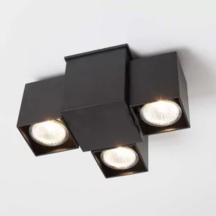 Shilo plafon reflektorki) Bizen 3xGU10 czarny 2246 - Lampy sufitowe - miniaturka - grafika 1