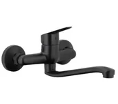 Baterie kuchenne - KFA Armatura Sparc 5410-910-81 Mosiężna Czarny - miniaturka - grafika 1