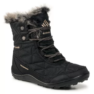 Columbia Śniegowce Minx Shorty III BL591010 Black/Pebble 010 - Śniegowce damskie - miniaturka - grafika 1