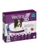 Artykuły przeciw pasożytom - VECTRA 3D Roztwór dla psów 10-25kg na pchły i kleszcze - miniaturka - grafika 1