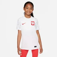 Koszulki sportowe męskie - Koszulka Nike Polska Football Top Home Jr Dn0875 100 - miniaturka - grafika 1