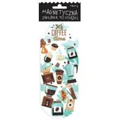Zakładki do książek - Zakładka magnetyczna owal Kawa - miniaturka - grafika 1