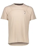 Koszulki sportowe męskie - Puma Koszulka funkcyjna "Seasons" w kolorze beżowym - miniaturka - grafika 1
