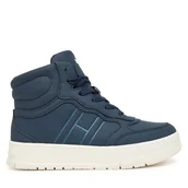 Buty dla chłopców - Sneakersy Tommy Hilfiger T3X9-34094-1355 S Granatowy - miniaturka - grafika 1