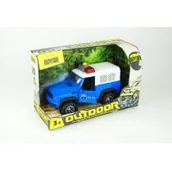 Samochody i pojazdy dla dzieci - Dromader Jeep policyjny z dźwiękiem - miniaturka - grafika 1