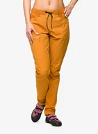 Odzież trekkingowa damska - Spodnie do wspinaczki damskie Haglofs ROC Lite Slim Pant - yellow/g. brown - miniaturka - grafika 1